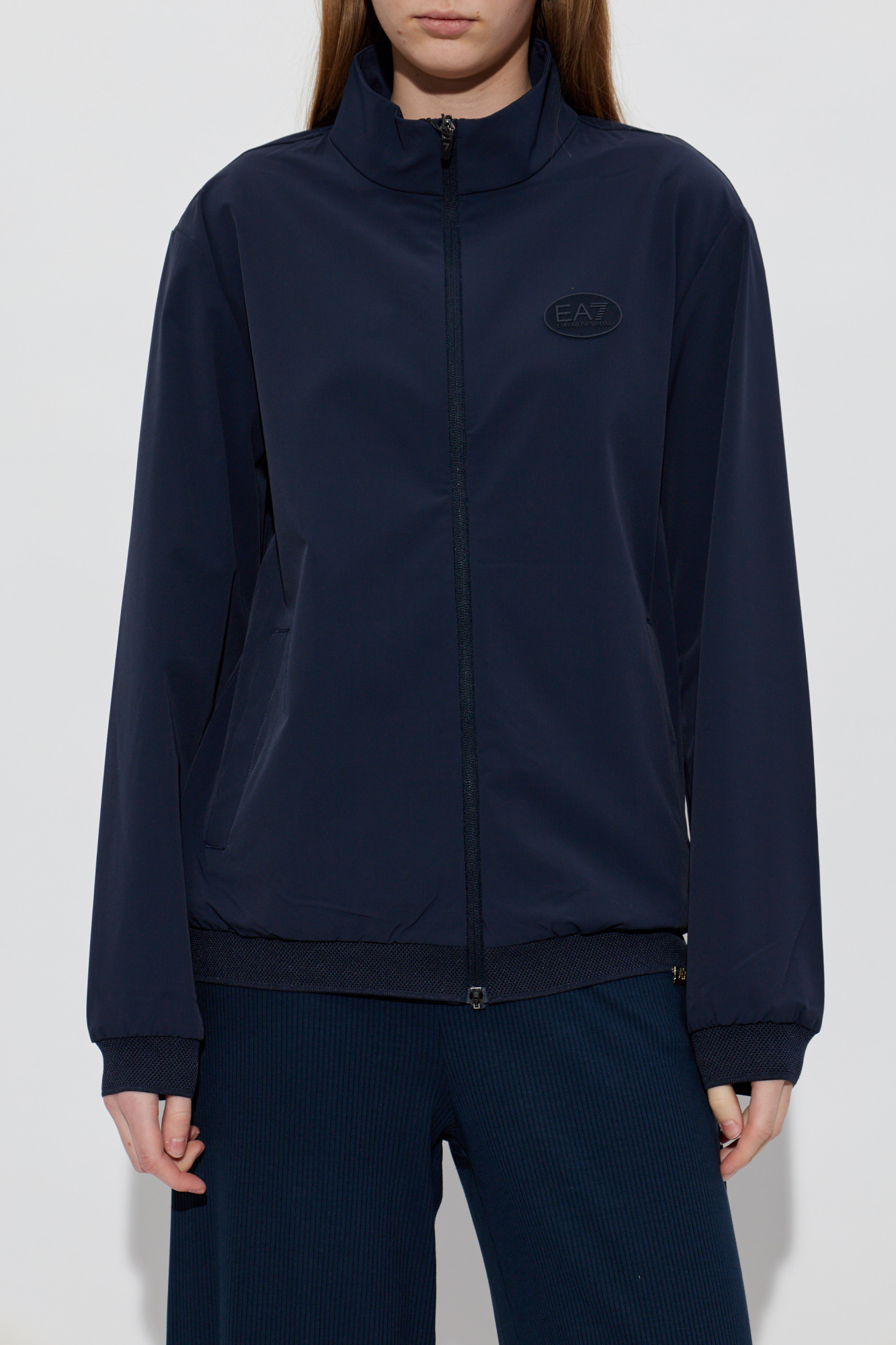 EA7 Emporio Armani Zip-up sweatshirt with logo | Women's | Vitkac